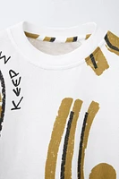 T-SHIRT À IMPRIMÉ PALMIERS