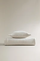 COUVRE-LIT ENFANT GAZE RAYURES