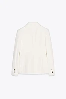 ZW COLLECTION BUTTONED DENIM BLAZER