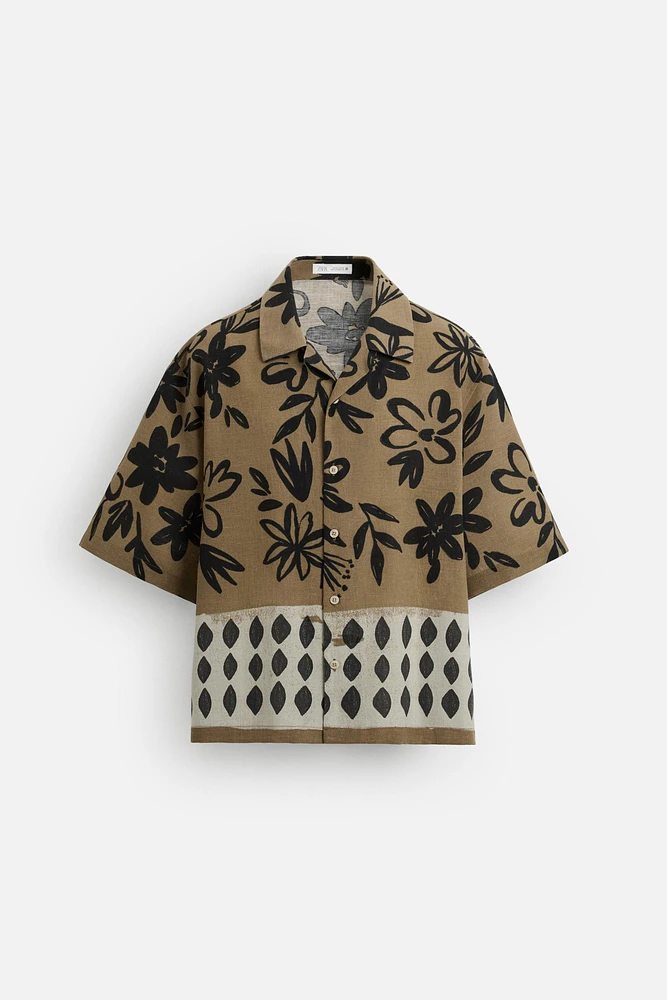 CHEMISE À IMPRIMÉ FLORAL