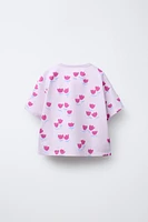 T-SHIRT IMPRIMÉ FLEURS
