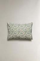 HOUSSE DE COUSSIN FLEURS