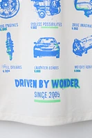 6-14 ANS/ PYJAMA T-SHIRT ET BERMUDA VOITURES