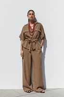 PANTALON RUSTIQUE WIDE LEG