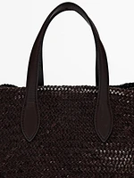 Sac demi-satin tressé nappa