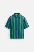 CHEMISE STRUCTURÉE AU CROCHET