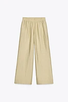 PANTALON LARGE TAILLE ÉLASTIQUE