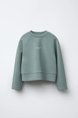 MODAL TEXT SWEATSHIRT