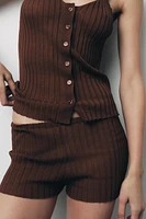 PLEATED FINE KNIT BRIEFS