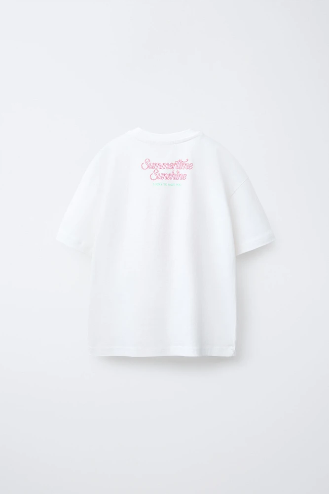 T-SHIRT À IMPRIMÉ FRUITS