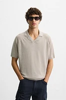 POLO EN MAILLE DE LIN