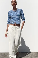 GILET EN MAILLE MANCHES 3/4