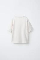 T-SHIRT EN MAILLE À TEXTURE
