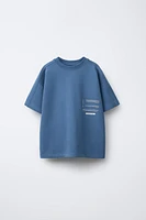 TEXT T-SHIRT AND SHORTS MATCHING SET