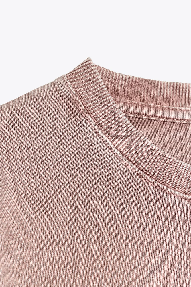 WASHED HEAVY COTTON T-SHIRT