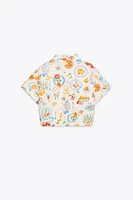 CHEMISE IMPRIMÉE MANCHES COURTES