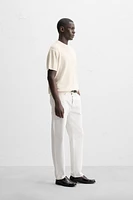 T-SHIRT EN MAILLE PERLÉE