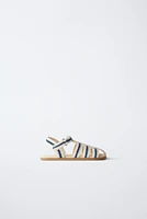 COTTON STRAP FISHERMAN SANDALS