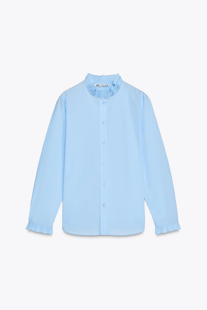 ZW COLLECTION RUFFLED SHIRT