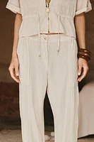 LINEN JOGGER PANTS