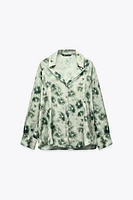 SATIN EFFECT BASIC SHIRT
