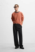 WASHED STRIPE SWEATSHIRT