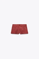 ZW COLLECTION LIMITED EDITION 100% LEATHER SHORTS