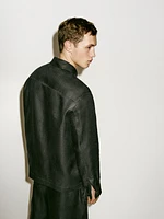 100% linen overshirt - Limited Edition