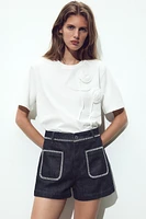 FLORAL VOLUME T-SHIRT