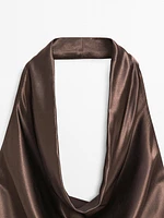 Flowing draped dress - Studio