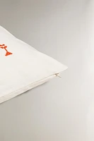 HOUSSE DE COUSSIN MINI BRODERIE