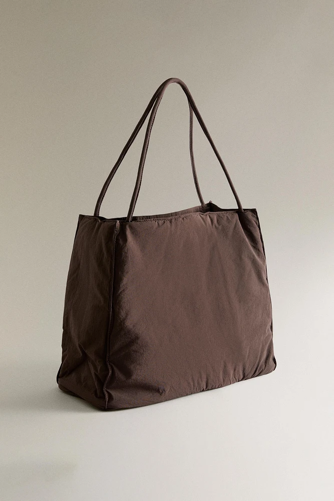 TECHNICAL FABRIC TOTE BAG