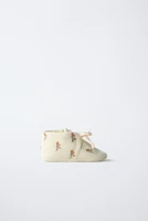 FLORAL COTTON BOOTIES