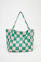 GRAPHIC WOVEN SHOPPER