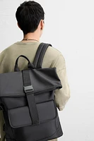 SAC À DOS EFFET GOMME RABAT