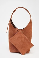 MAXI SAC SEAU EN CUIR DÉTAIL ANSE