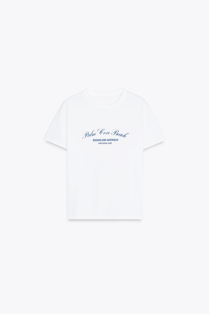 T-SHIRT À INSCRIPTION