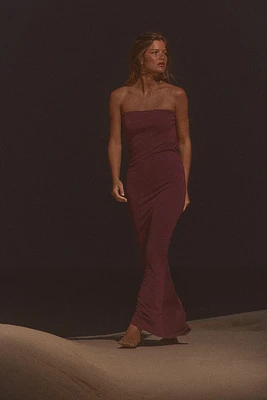 STRAPPY BACK BANDEAU DRESS