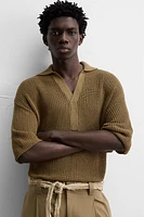 POLO EN MAILLE PERLÉE
