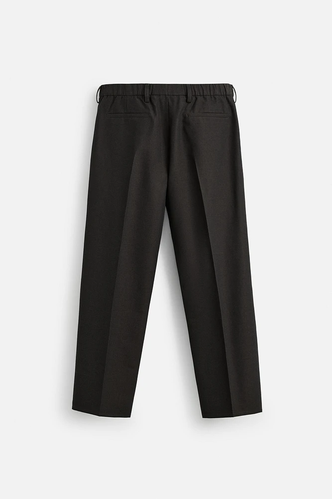 PANTALON COTON - LAINE PLISSÉ