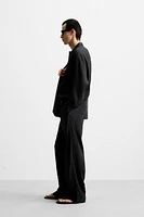 PANTALON FLUIDE À RAYURES
