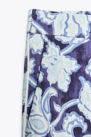 FLORAL PRINT PANTS