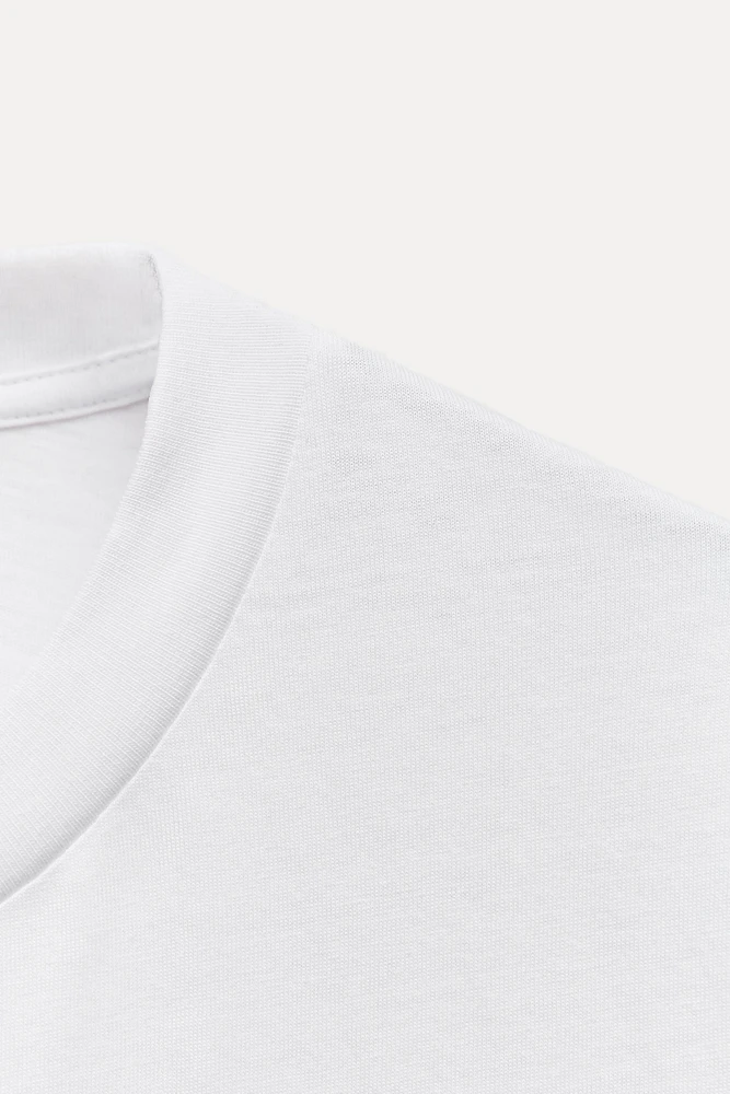 ENZYME FINISH COTTON T-SHIRT