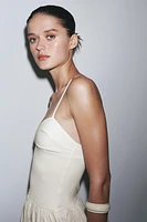 ROBE COMBINÉE EN POPELINE