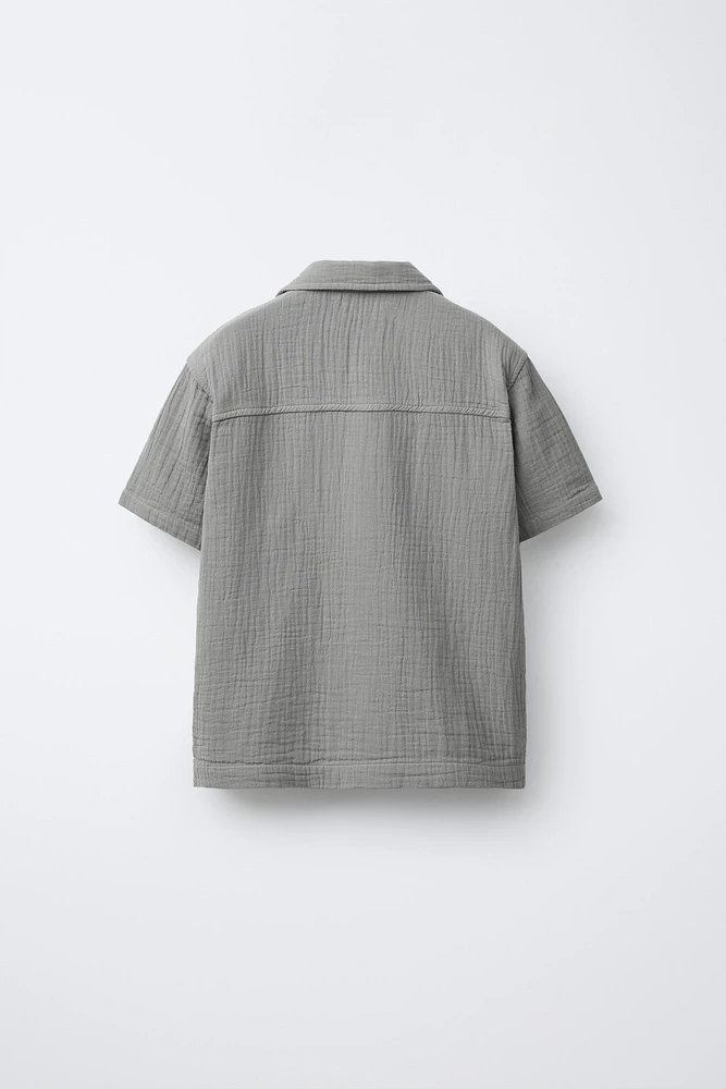 CHEMISE TEXTURÉE
