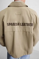 BLOUSON INSCRIPTION IMPRIMÉE GUITARRICADELAFUENTE
