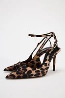 LEOPARD SLING BACK HEELS