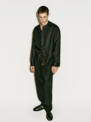 Chemise regular fit en lin - Limited Edition