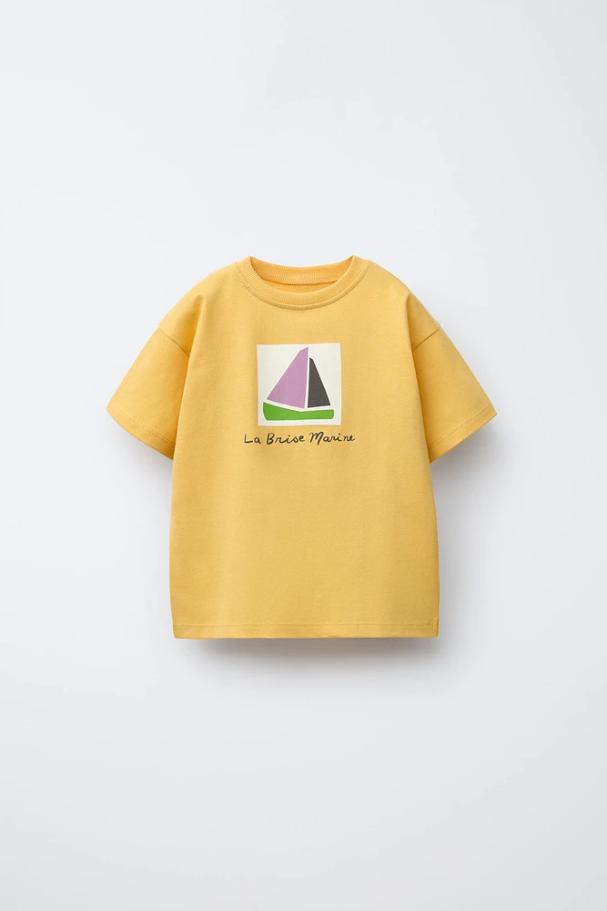 BOAT PRINT T-SHIRT