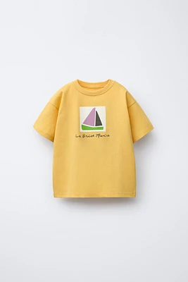 BOAT PRINT T-SHIRT